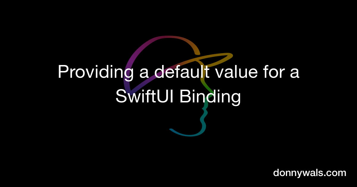 swiftui struct default value